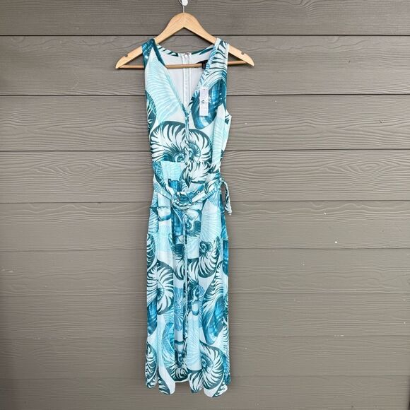 White House Black Market NWT seashell shirt dress - Picture 2 of 6